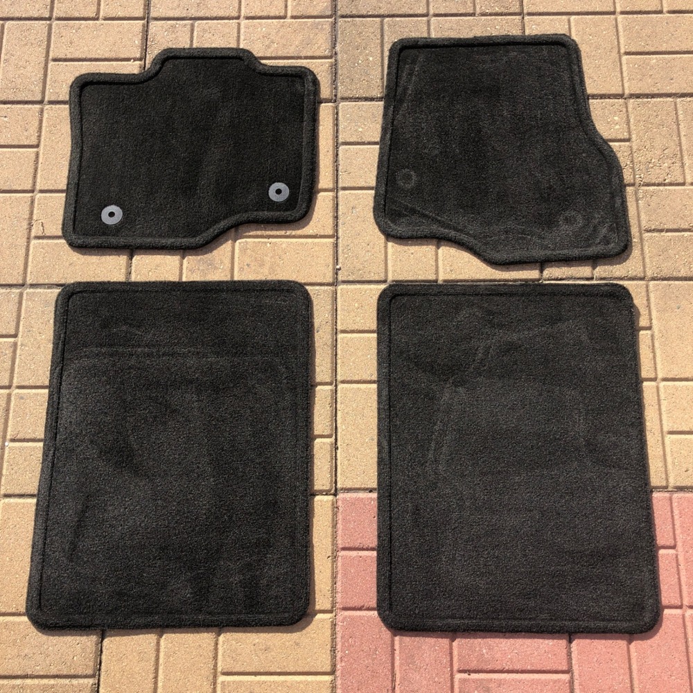 Ford F-150 Black Carpet Floor Mats Set of 4 FL3B-1613000-AHW 2015-2020